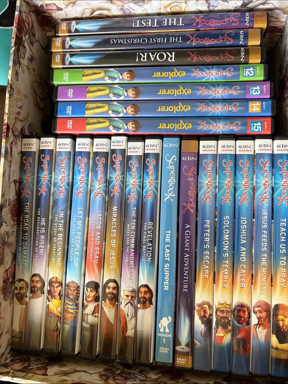 22 Superbook Christian CBN DVD movies Seasons Mixed season 1,4, explorer & more